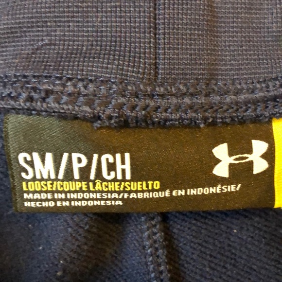 Under Armour Sportstyle Sweat Shorts - Small Navy - Picture 3 of 3